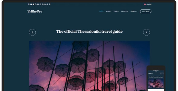 Vidiho Pro 1.0.3 – CSSIgniter WordPress Theme