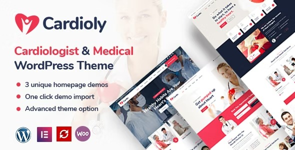 Cardioly 3.1 – Cardiologist and Medical WordPress theme