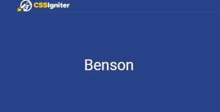 Benson - WordPress Theme