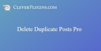 Delete Duplicate Posts Pro
