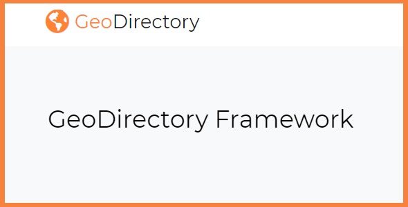 GeoDirectory Framework 2.0.0.6