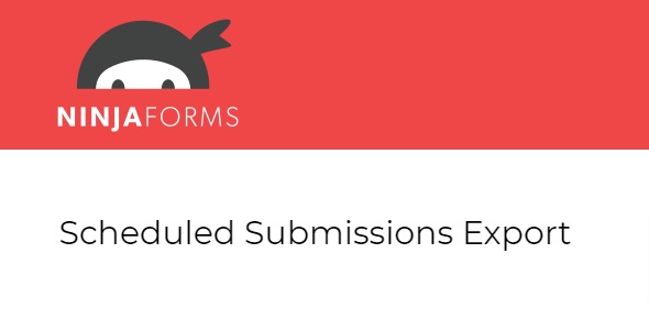 Ninja Forms Scheduled Submissions Export 3.0.3