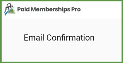 Paid Memberships Pro Email Confirmation Add On