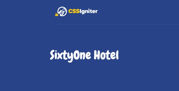 CSS Igniter SixtyOne Hotel 2.10.1 – WordPress Theme
