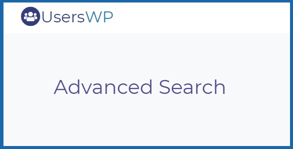 UsersWP Advanced Search 1.1.4
