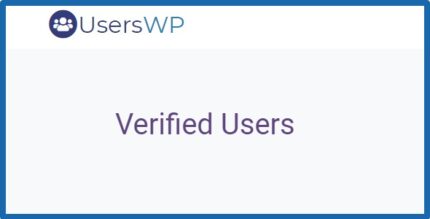 UsersWP Verified Users