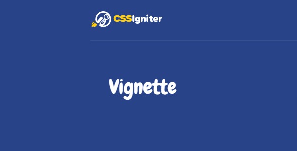 CSS Igniter Vignette 1.9.3 – Photography WordPress Theme