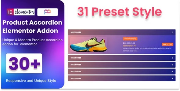 WooCommerce Product Accordion Addon For Elementor 2.6