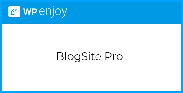 BlogSite Pro 1.1.1