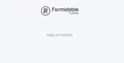 Formidable Forms - Free Activated