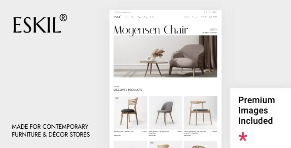 Eskil 1.2 – Furniture Store Theme