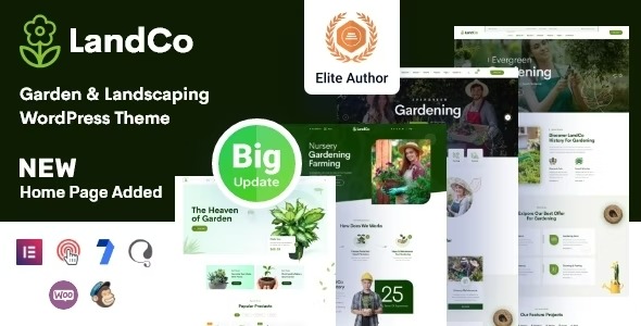 Landco 2.0.1 – Garden & Landscaping WordPress Theme + RTL