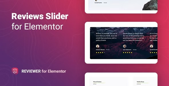 Reviewer 1.0.9 – Reviews Slider for Elementor