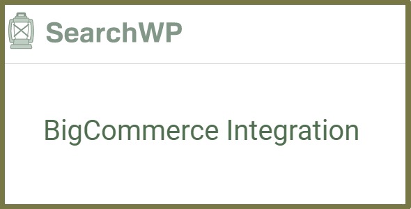 SearchWP BigCommerce Integration 1.2.0