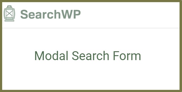 SearchWP Modal Search Form 0.5.7