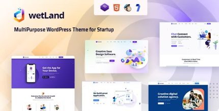Wetland - MultiPurpose WordPress Theme for Startup