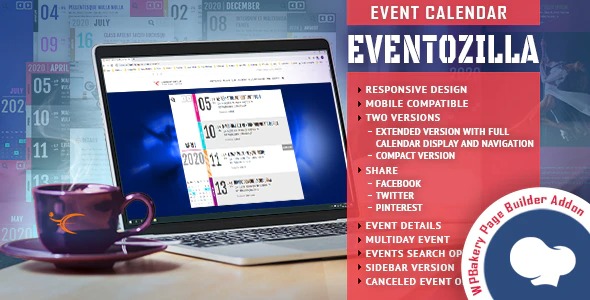 EventoZilla Event Calendar Addon For WPBakery 1.4.2