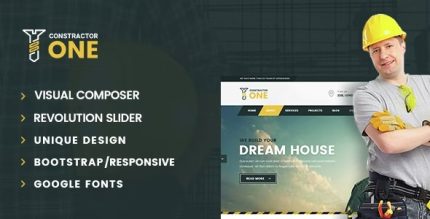 Construction One - WordPress Theme