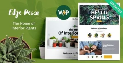 Edge Decor - A Modern Gardening & Landscaping WordPress Theme