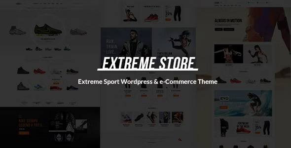 Extreme 1.5.9 – Sports Clothing & Equipment Store WordPress Theme