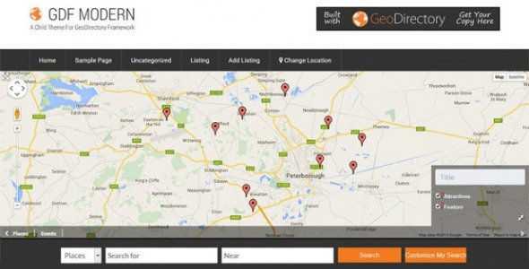 GeoDirectory GDF Modern Child Theme 2.0.0.1