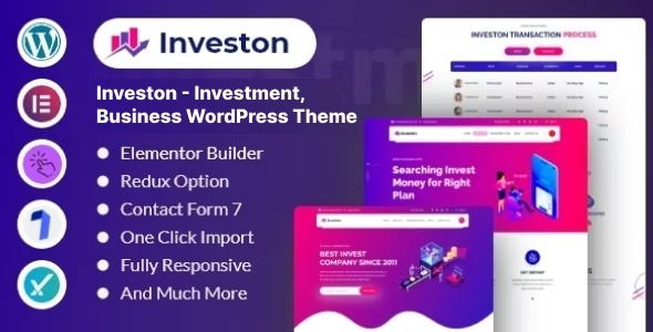 Investon 1.0.2 – Investment, Business, Finance, Consult Agency WordPress Theme