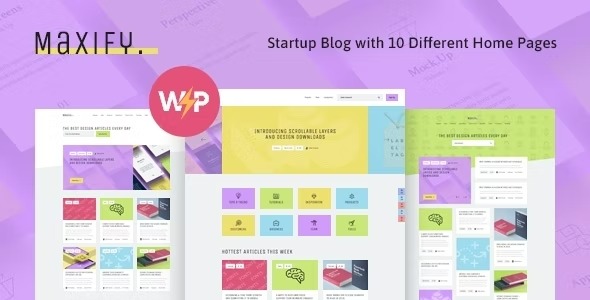 Maxify 1.0.16 – Startup & Business News WordPress Blog Theme