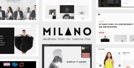 Milano - Creative Minimal Portfolio & Photography WordPress Theme