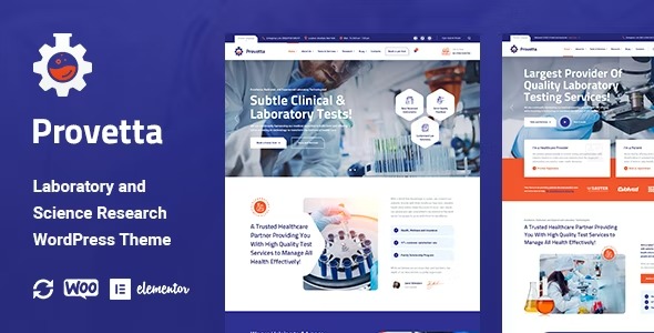 Provetta 1.1.0 – Laboratory & Science Research WordPress Theme