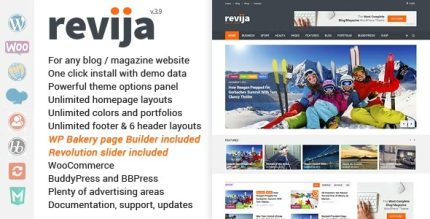 Revija - Blog/Magazine WordPress Theme