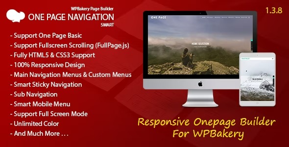 Smart One Page Navigation 1.3.8 – Addon For WPBakery Page Builder
