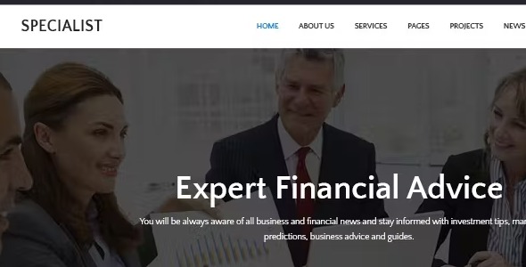 Specal 1.9 – Financial, Consulting WordPress Theme