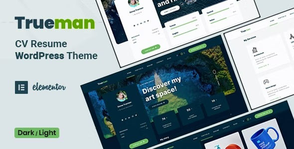 Trueman 1.4.1 – Resume WordPress Theme