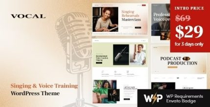 Vocal - WordPress Theme