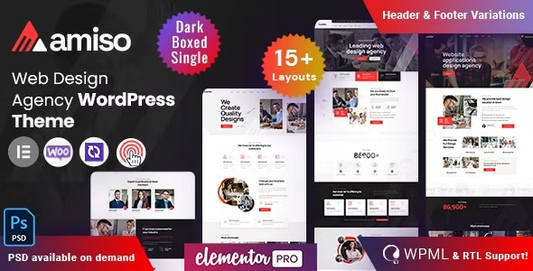 Amiso 9.0 – Web Design Agency