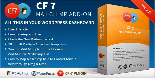 CF7 7 Mailchimp Addon 2.5