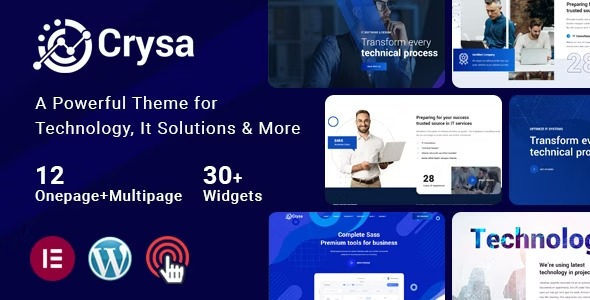 Crysa 2.1.0 – IT Solutions WordPress