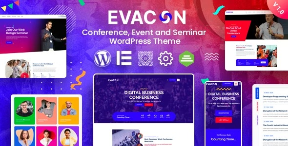 Evacon 1.0.10 – Event & Conference WordPress Theme