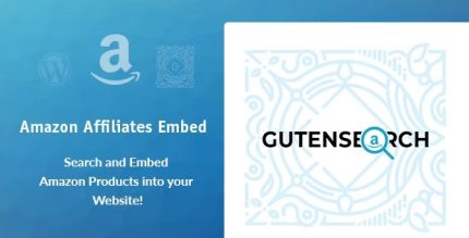 GutenSearch - Amazon Affiliates Products Search and Embed