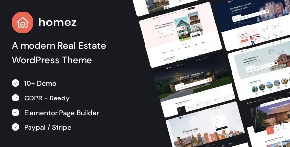 Homez 1.0.32 – Real Estate WordPress Theme