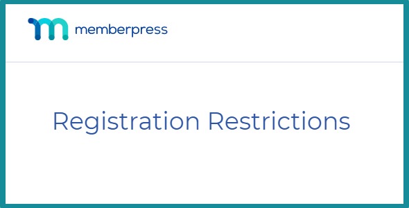 MemberPress Registration Restrictions 1.0.11