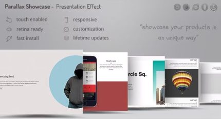 Parallax Showcase Effects - Present your products /w WooCommerce