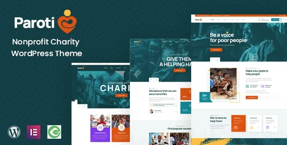Paroti 1.1.5 – Nonprofit Charity WordPress Theme