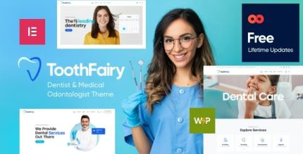 Tooth Fairy - Dentist & Medical Odontologist WordPress Theme