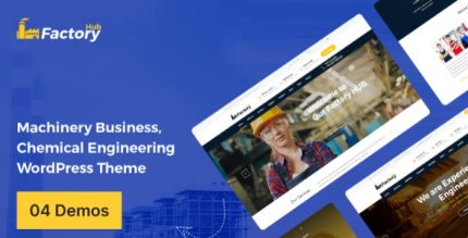 Factory HUB - Industrial Business WordPress Theme