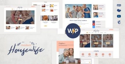 Modern Housewife - Women & Family WordPress Blog Theme
