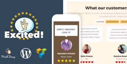 Excited! - Testimonials Showcase for WordPress