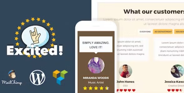 Excited! - Testimonials Showcase for WordPress