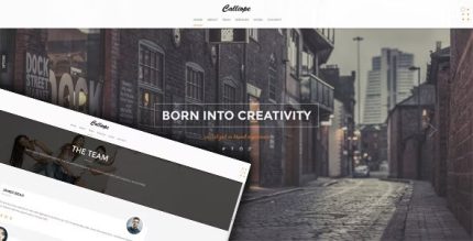 Calliope - portfolio & Agency WordPress Theme