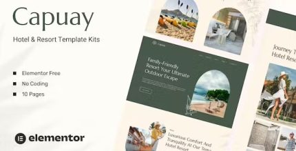 Capuay - Hotel & Resort Elementor Template Kit
